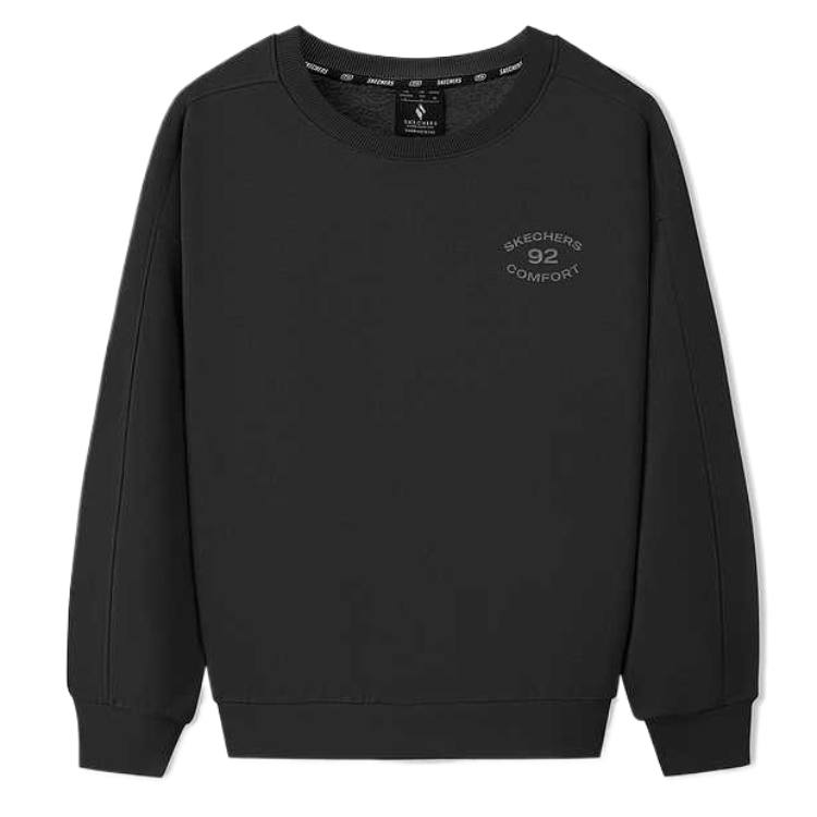 Skechers Sports League Collection Sweatshirt Unisex Carbon Black 0018