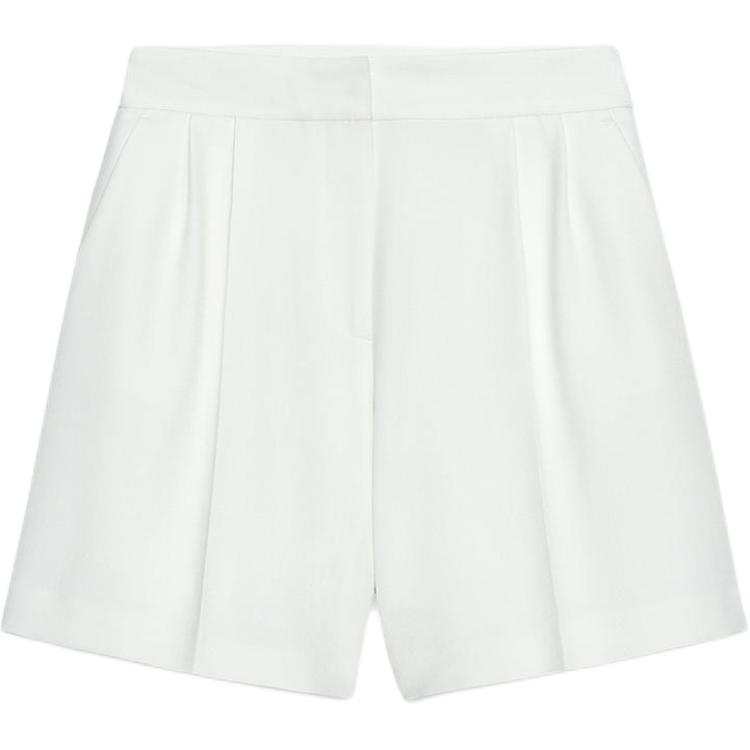 ZARA Casual Shorts Women's White Moderate