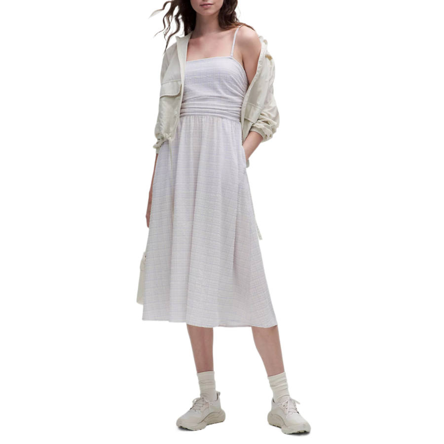 Lululemon Slip Dresses Women's Cream Yellow Lavender Frost Butter Cream Lavender Frost Moderate Mid Length