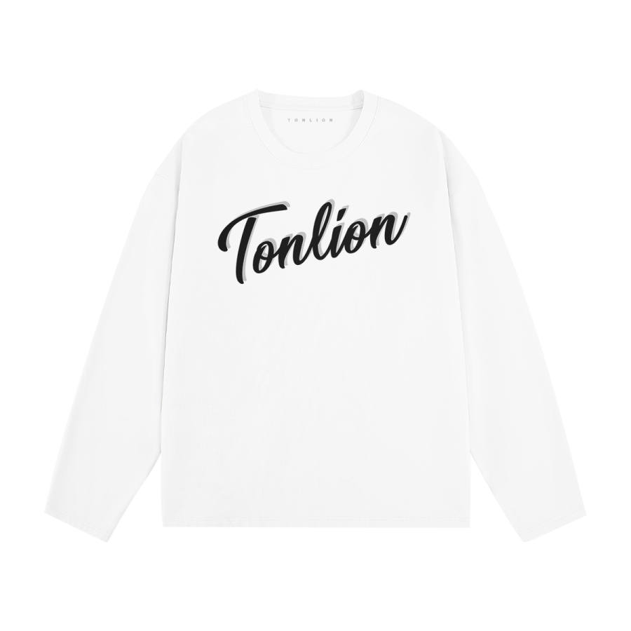 Tonlion T Shirts Unisex Crew Neck Moderate Straight Fit