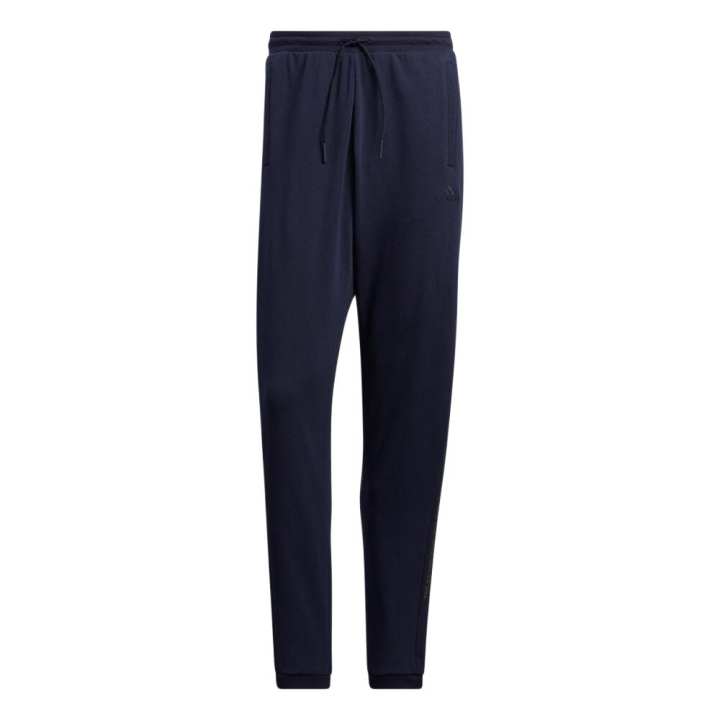 Adidas Adidas Knitted Sweatpants Men's Blue Moderate Cuffed Pants