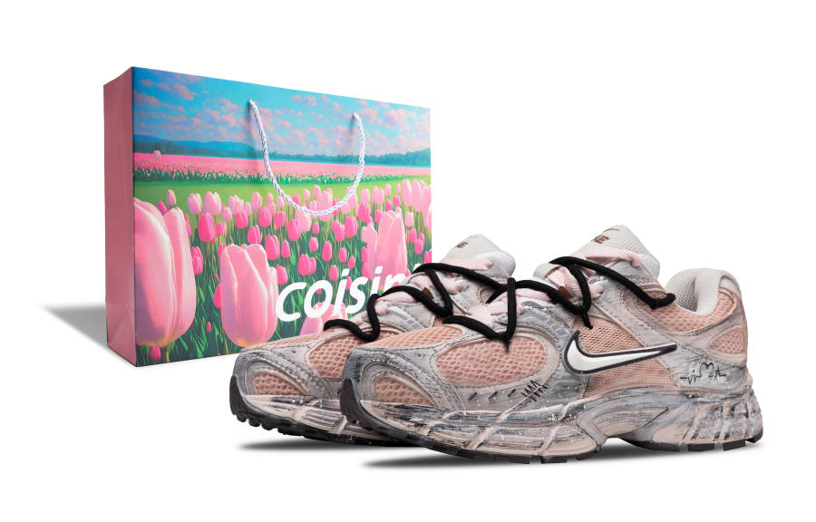 Nike Nike V5 RNR Cushioning Abrasion Resistant Breathable Rebound Low top Running Shoes Women's Lotus Color