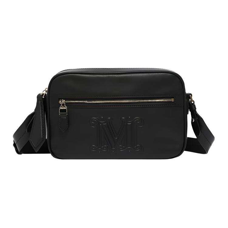 MaxMara Smooth Soft Calfskin Crossbody Bags Regular Women's Black