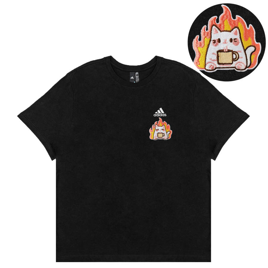 Adidas Adidas T Shirts Unisex Black Crew Neck Moderate Straight Fit