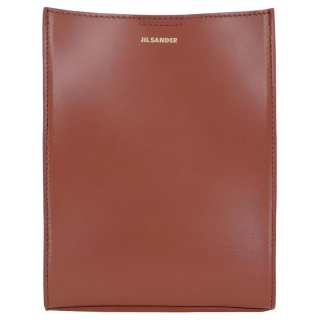 JIL SANDER Tangle Calfskin Small Square Bag, Shoulder Bag, Crossbody Bag Small Women's Red Brown
