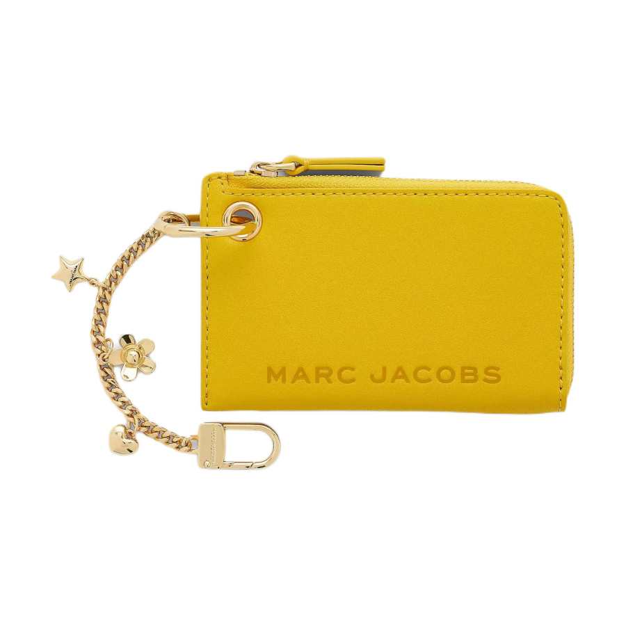 MARC JACOBS MARC JACOBS Cow Leather Wallet Women's Yellow
