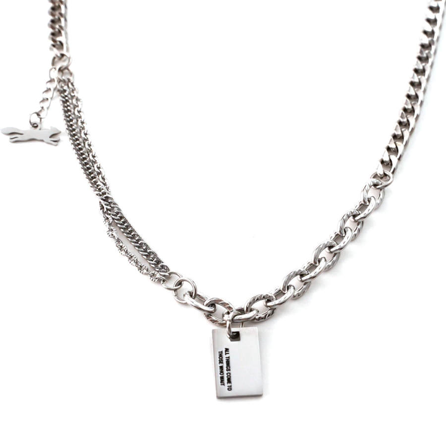 PAUL COSTELLOE Titanium Steel Necklaces Unisex