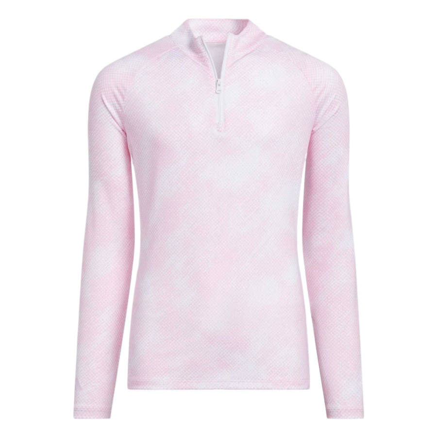 Adidas Adidas Polo Shirt Performance Long Sleeve Printed Polo Shirt Kids Pink Kids'