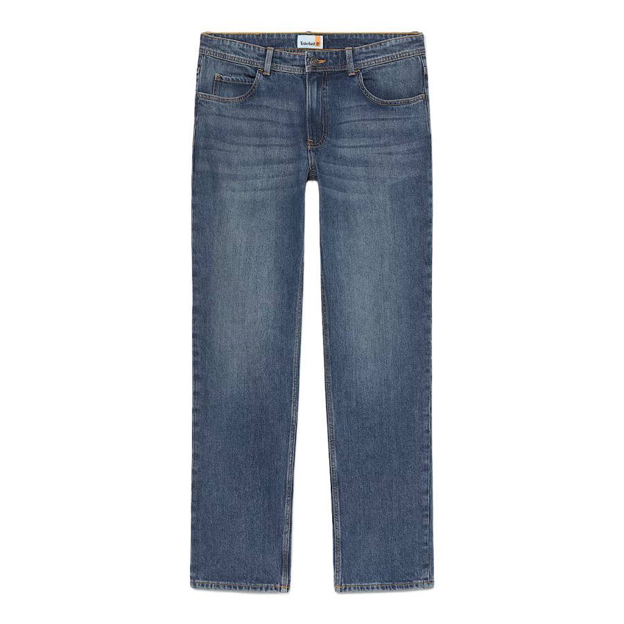 Timberland Jeans Men's Dark Blue Moderate Straight Fit Pants