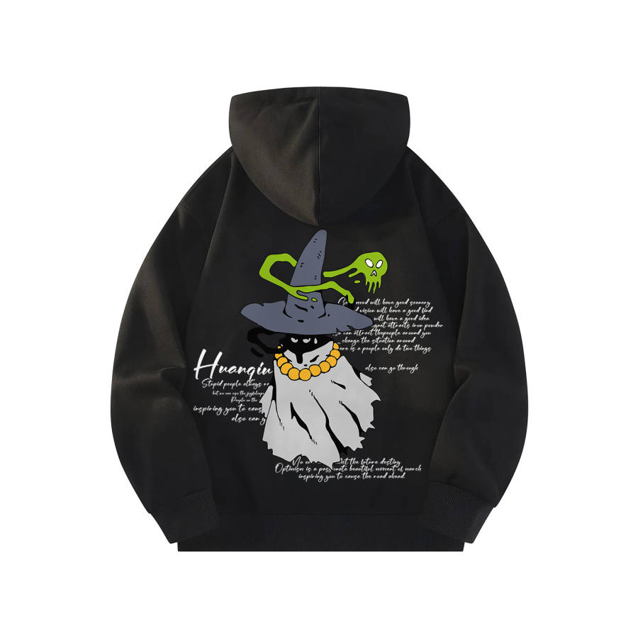 HUANQIU Sweatshirts Unisex Hooded Moderate Heavyweight