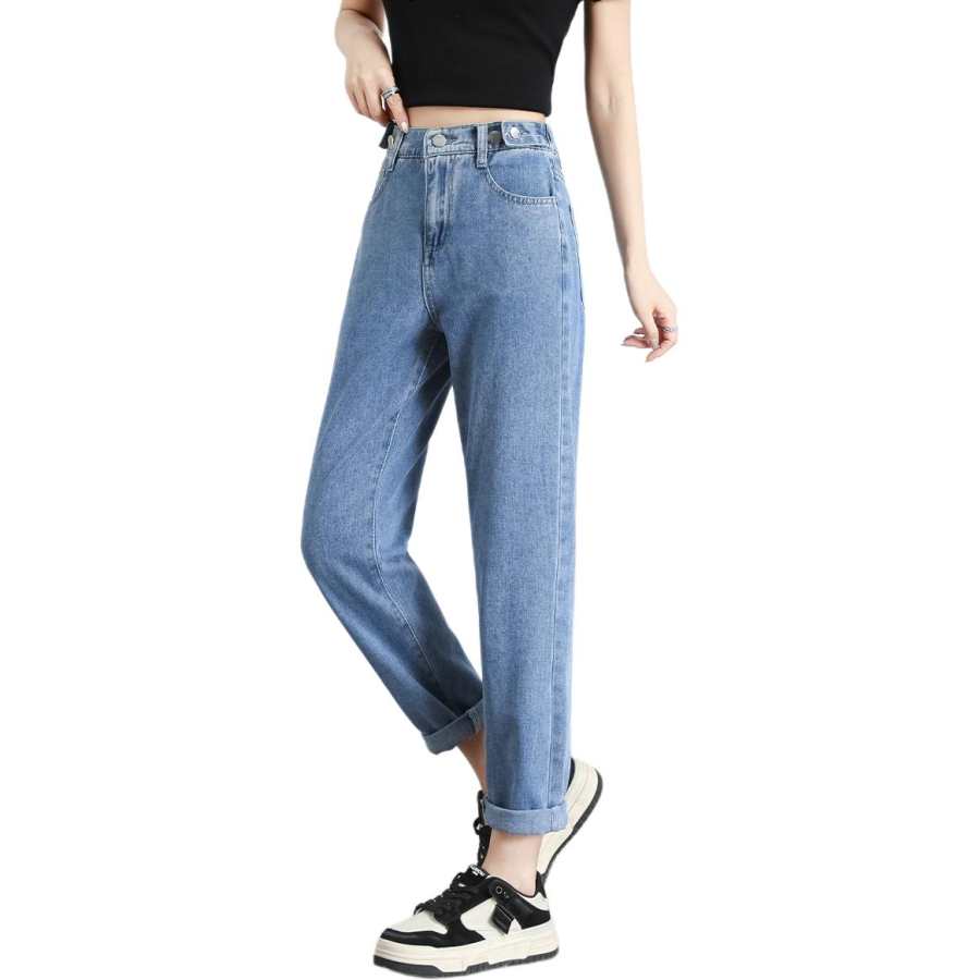 BALENO Jeans Women's Blue Moderate Harem Pants