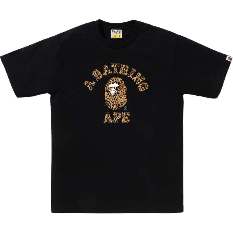 A BATHING APE A Bathing Ape Ape Wild leopard-pattern T-shirt