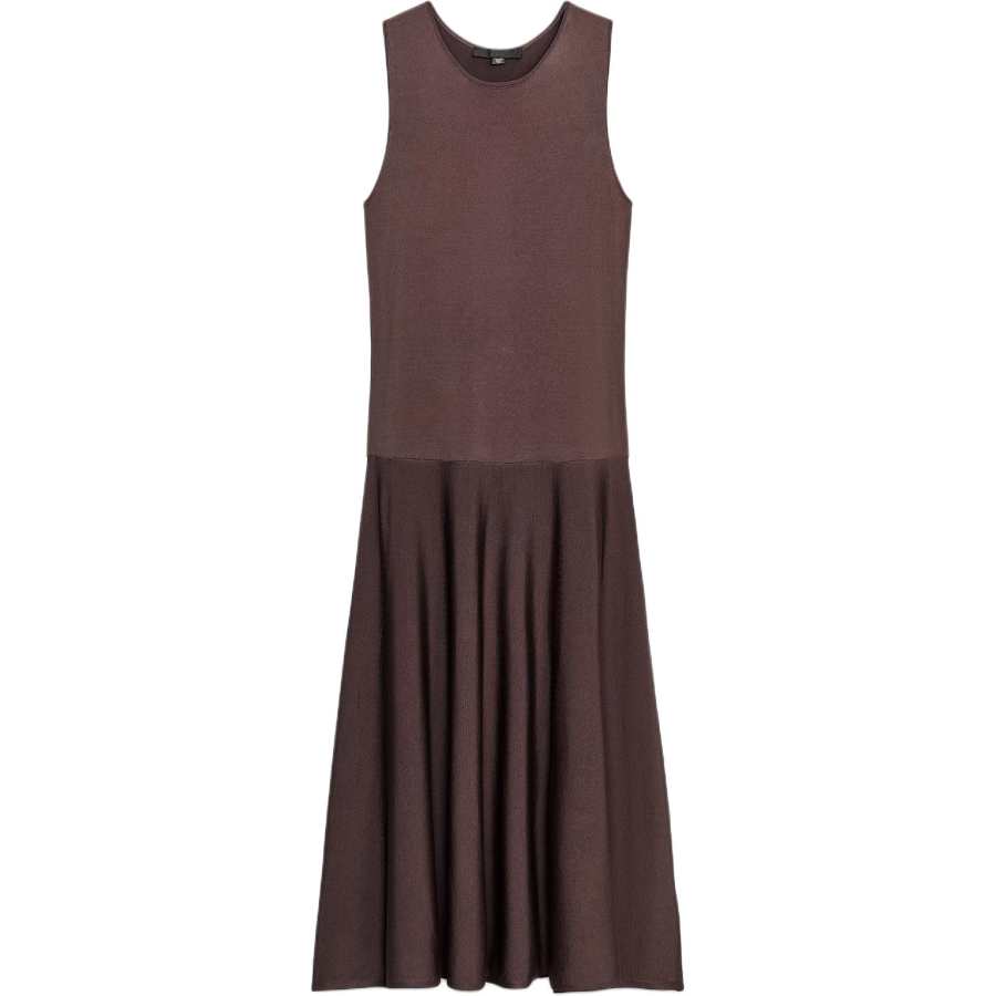 ZARA Sleeveless Dresses Women's Deep Eggplant Purple Crew Neck Moderate