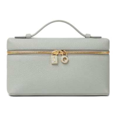 Loro Piana ExtraPocket Cow Leather Handbag Regular Women's Eucalyptus Green