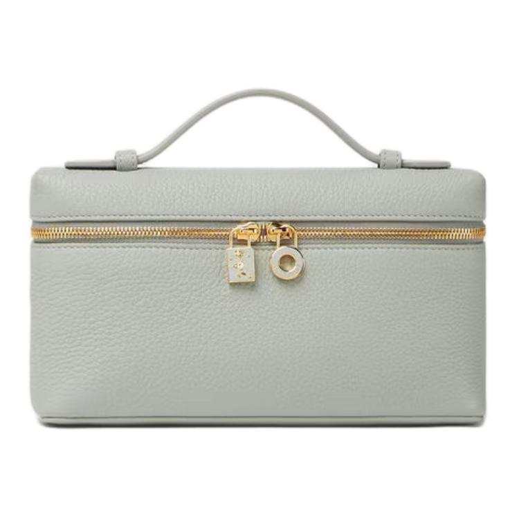 Loro Piana ExtraPocket Cow Leather Handbag Regular Women's Eucalyptus Green