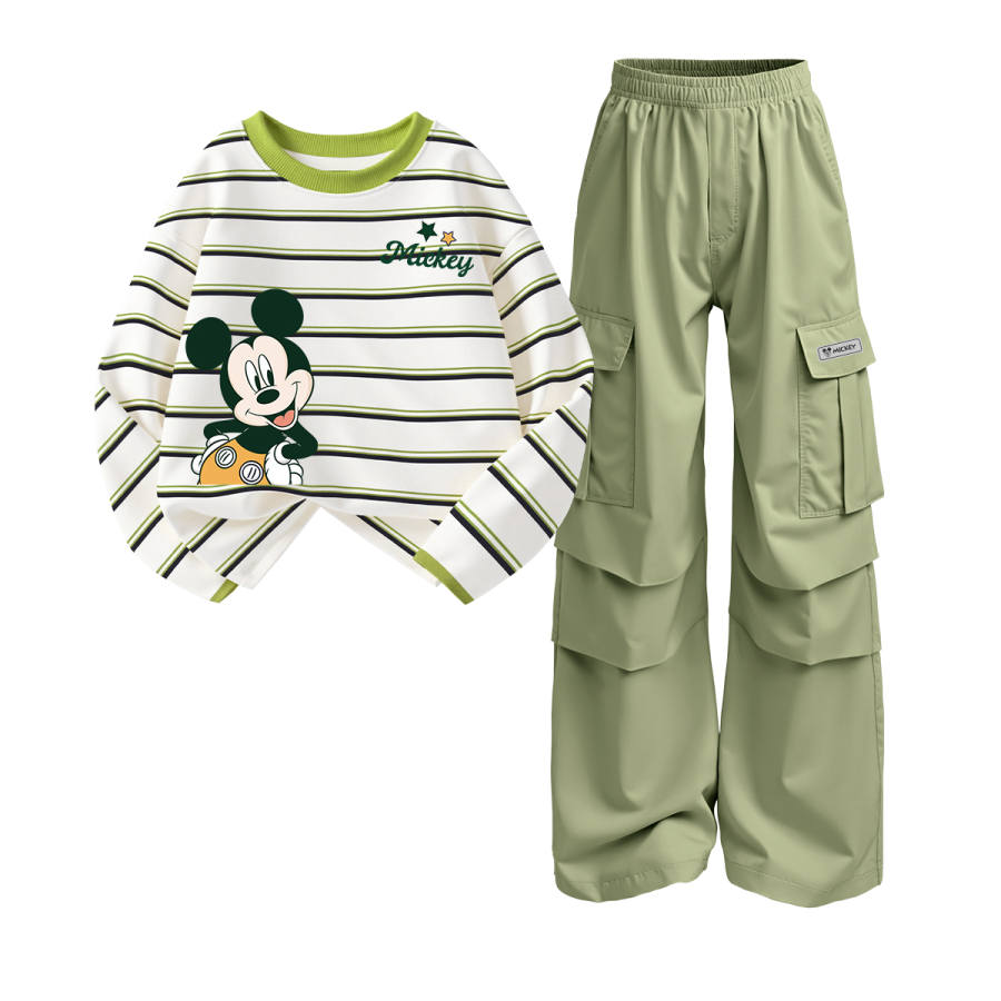 Disney Kids Casual Sportswear Crew Neck Moderate