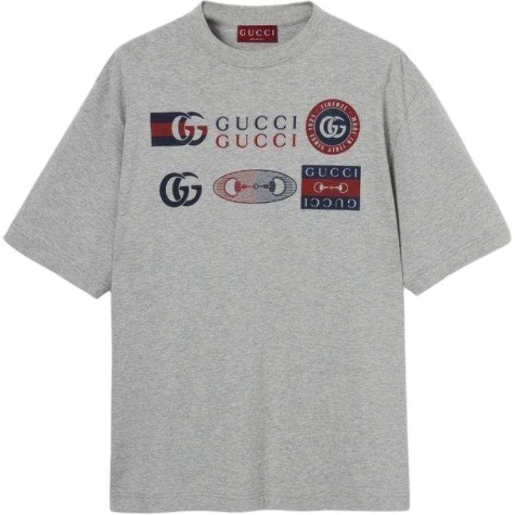 Gucci Printed cotton jersey T-shirt