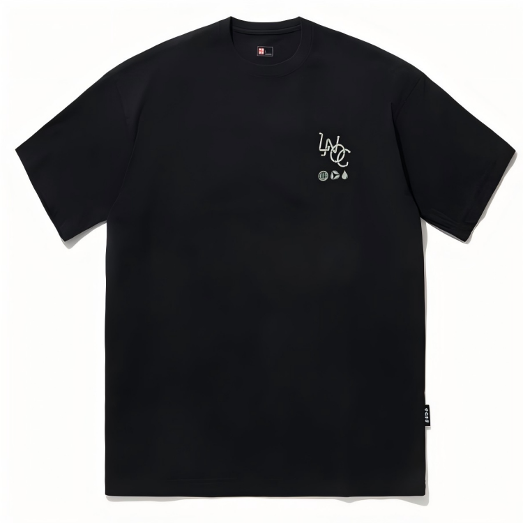 Li-Ning Li Ning T Shirts Men's Crew Neck Moderate Straight Fit
