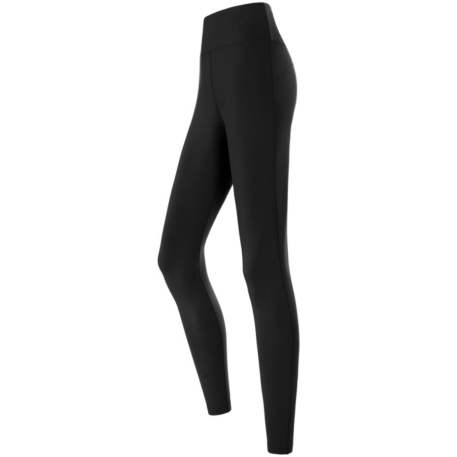 CAMEL Urban Techwear Collection, Thin Velvet Body Length High Waist Butt Lifting Fleece Lined Workout Pants Thermal