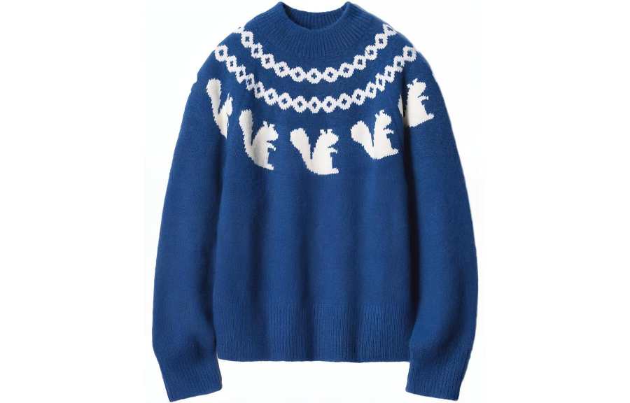 UNIQLO Jw Anderson Co Branded Series Knitwear Women's Blue