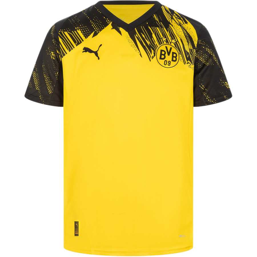 PUMA T Shirts Men's Yellow V Neck