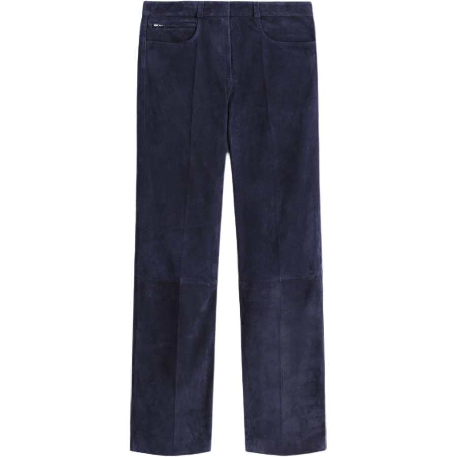 COS Casual Pants Women's Navy Blue Moderate Straight Fit Pants