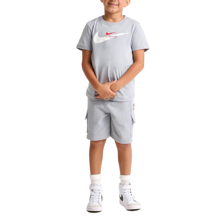 Nike Nike Casual Sportswear Athletic Department T Shirt And Cargo Shorts Set 2 Piece Set Children Aged 3 7 Years Old