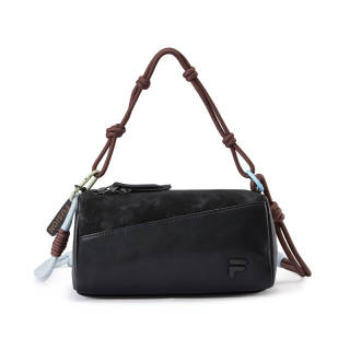 FILA FUSION Pu Shoulder Bag Unisex Pitch Black