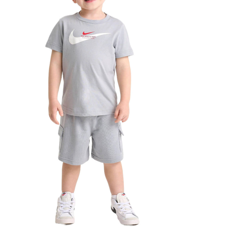 Nike Nike Casual Sportswear Athletic Department T Shirt And Cargo Shorts Set 2 Piece Set Kids'
