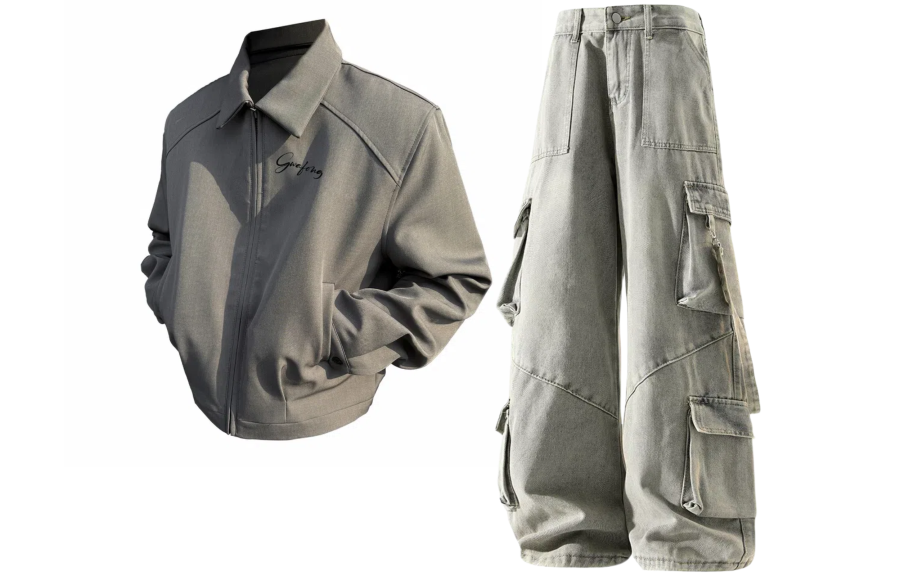 GWAF Casual Sportswear Unisex Lapel Moderate