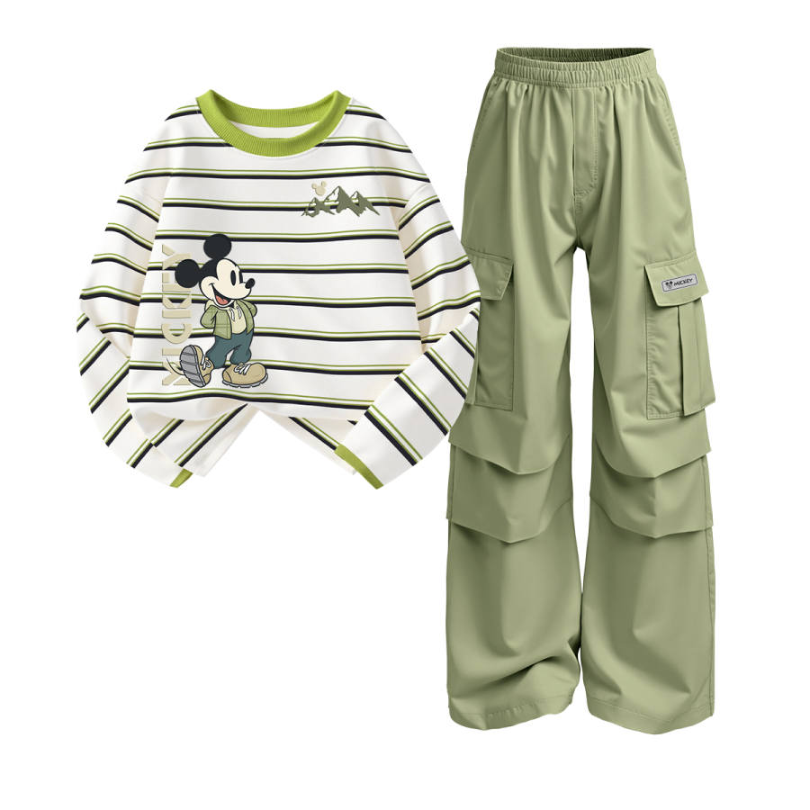 Disney Kids Casual Sportswear Crew Neck Moderate