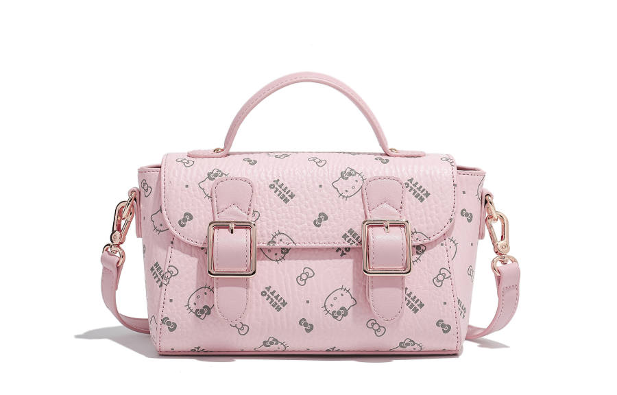 Sanrio Hello Kitty Pu Shoulder Bag, Crossbody Bag, Handbag Regular Women's Pink/Brown/Black