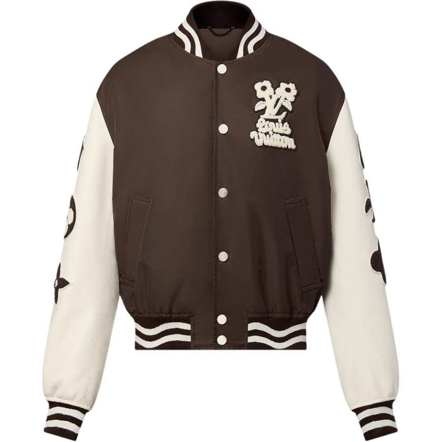 LOUIS VUITTON By Tyler The Creator Embroidered Varsity Jacket