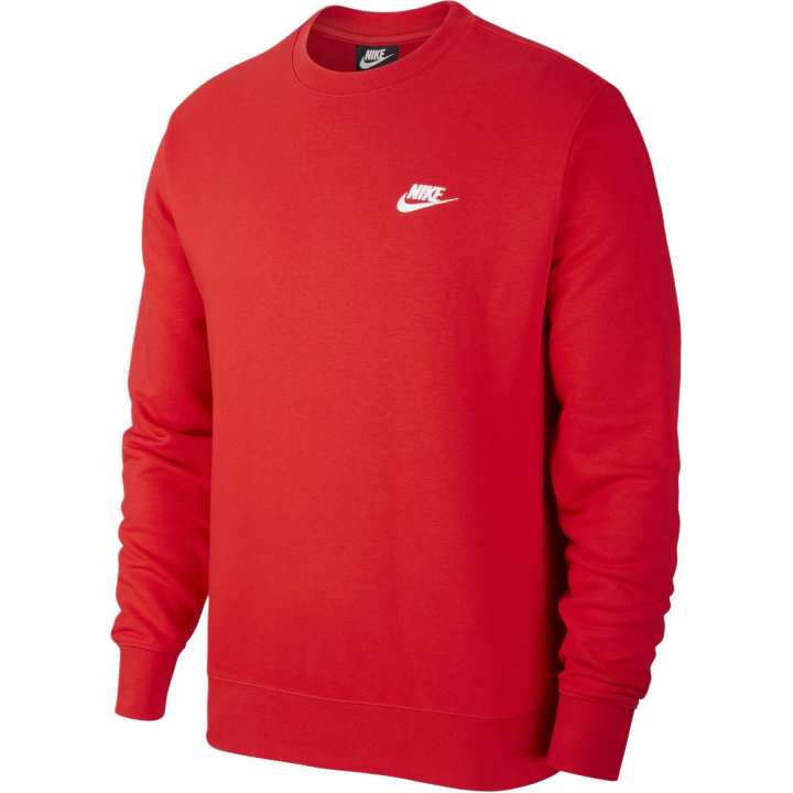 Nike Nike Clothing Sweatshirts Men's Red Crew Neck Moderate