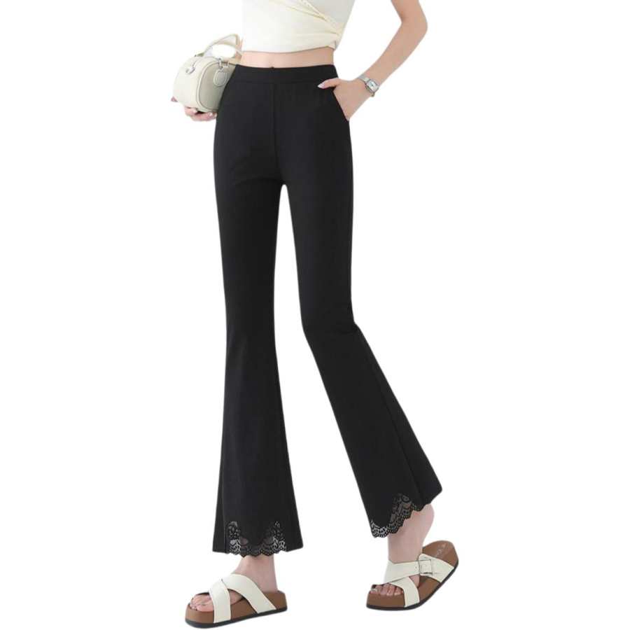 BALENO Casual Pants Women's Black Thin