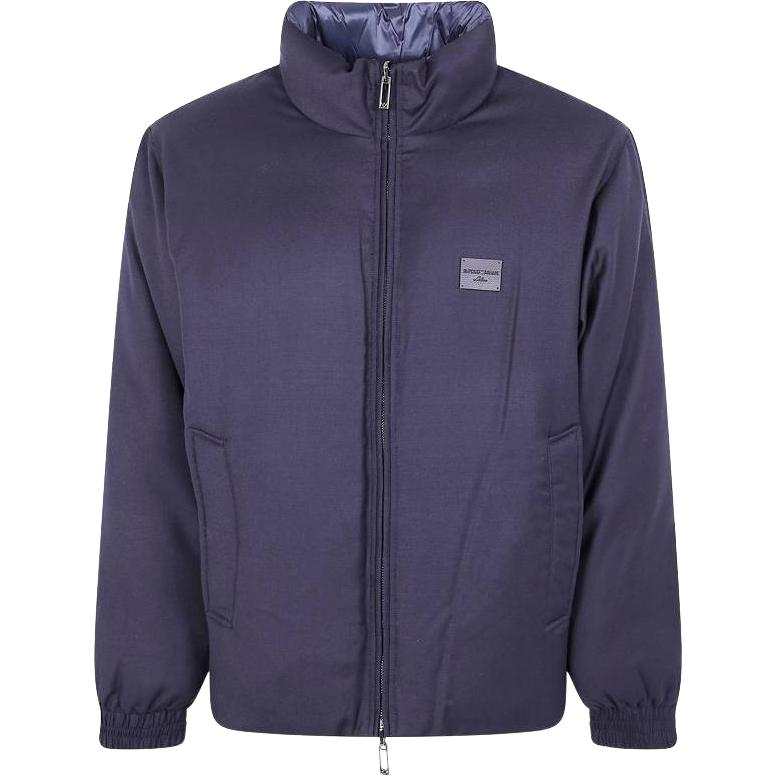 EMPORIO ARMANI Zip Up High Neck Jacket