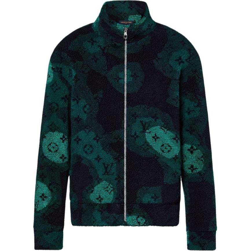 LOUIS VUITTON LOUIS VUITTON Monogram Camo Fleece Blouson Multicolor