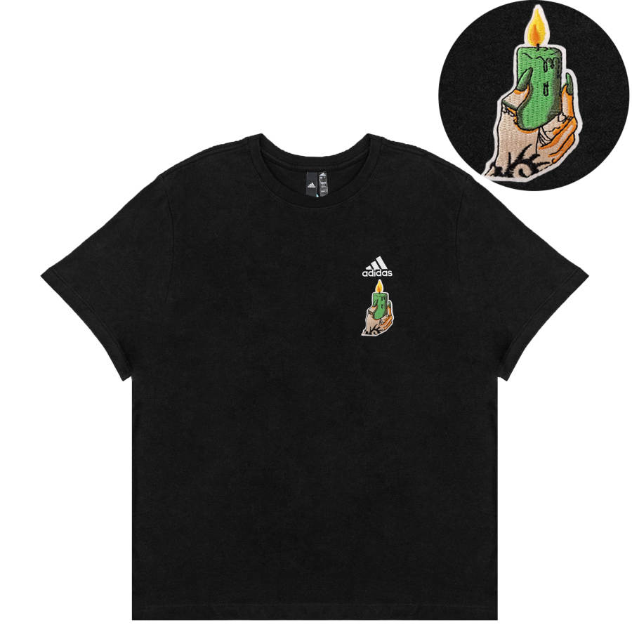 Adidas Adidas T Shirts Unisex Black Crew Neck Moderate Straight Fit