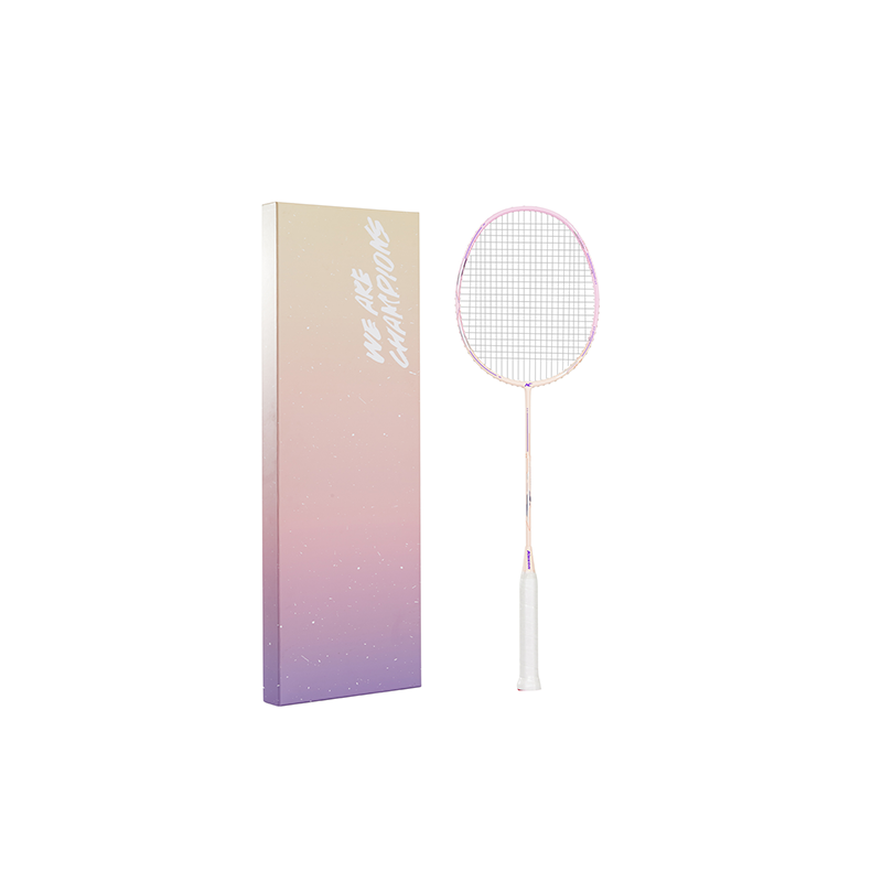 Li-Ning Li Ning Full Carbon Badminton Rackets Offensive Type Heavy Head, Stiff Shaft Advanced Level 675MM Unisex 5U/G6