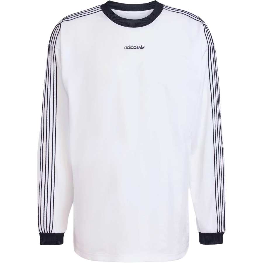 Adidas Originals long-sleeve stripe-detail T-shirt