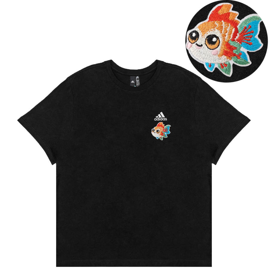Adidas Adidas T Shirts Unisex Black Crew Neck Moderate Straight Fit