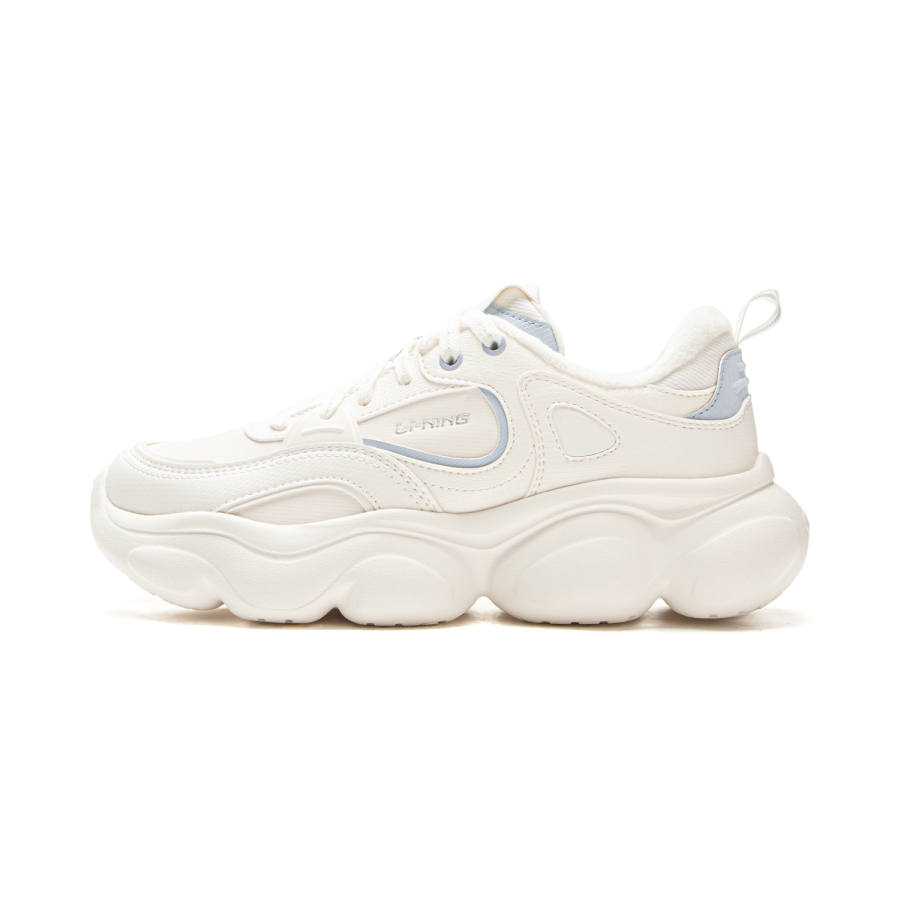 Li-Ning Li Ning Cloud Fleece Lined Thermal, Classic And Versatile Vintage Fashion Trend Platform Height Increasing