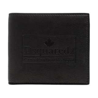 Dsquared 2 embossed logo leather wallet