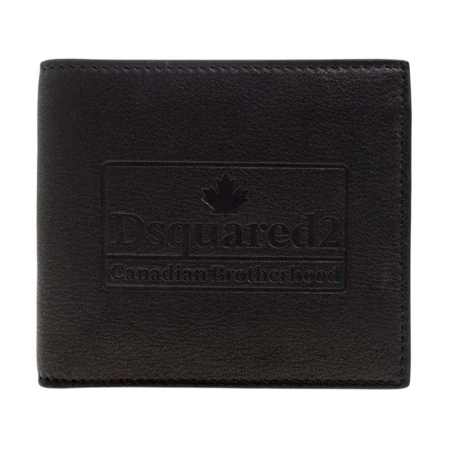 Dsquared 2 embossed logo leather wallet