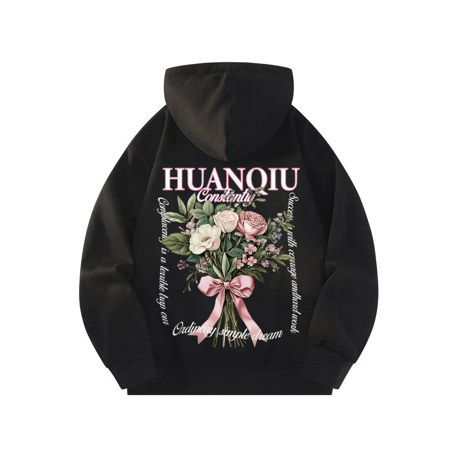 HUANQIU Sweatshirts Unisex Hooded Moderate Heavyweight