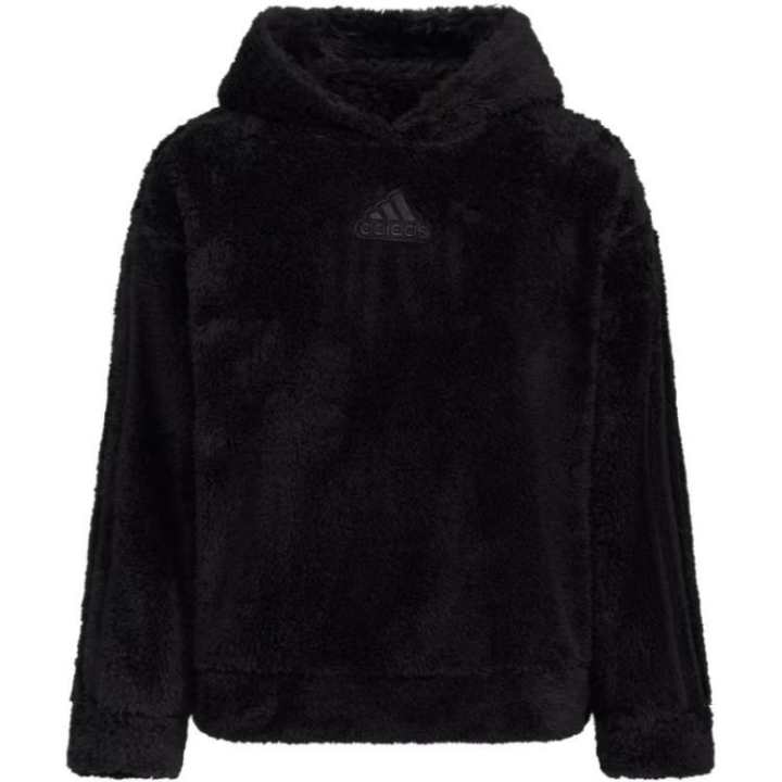 Adidas Adidas Sweatshirt Kids' Apparel Cozy Hood Pullover Black Kids'