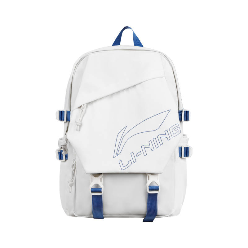 Li-Ning Li Ning Polyester Backpack Regular Unisex White Blue