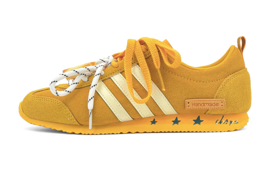 Adidas Adidas VS JOG 2.0 'Chips' Wear resistant And Lightweight Low top Casual Shoes Unisex Gold