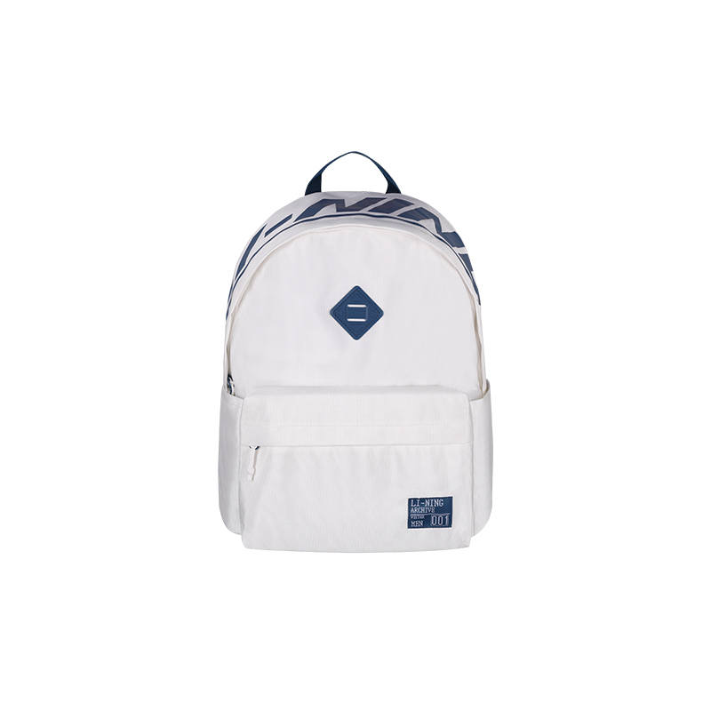 Li-Ning Li Ning Polyester Backpack Unisex Ivory
