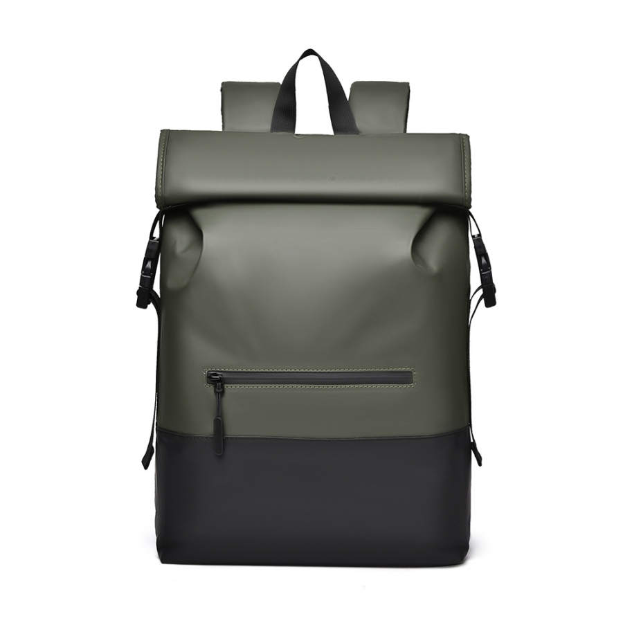 LAORENTOU LAORENTOU Synthetic Leather Backpack Men's Multicolor